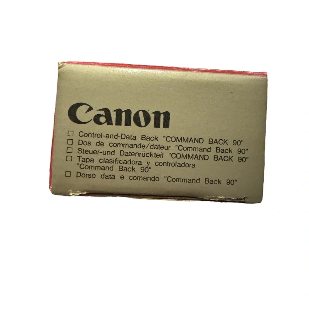 Vintage Canon Command Back 90- Near mint condition UNTESTED